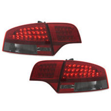 LED Rückleuchten A4 B7 Audi Limousine Rot / Smoke