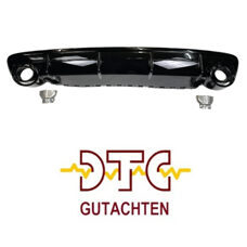 Diffusor RSQ7 Look Blackline mit DTC CH-Gutachten Schwarz Glanz Audi Q7 4M S-Line SQ7