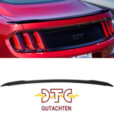 Heckspoiler GT Style mit DTC CH-Gutachten Schwarz Glanz Ford Mustang Coupe V6 V8
