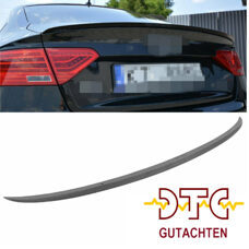 Heckspoiler S-Typ Schwarz Glanz mit DTC CH-Gutachten Audi A5 8T Sportback Lippe