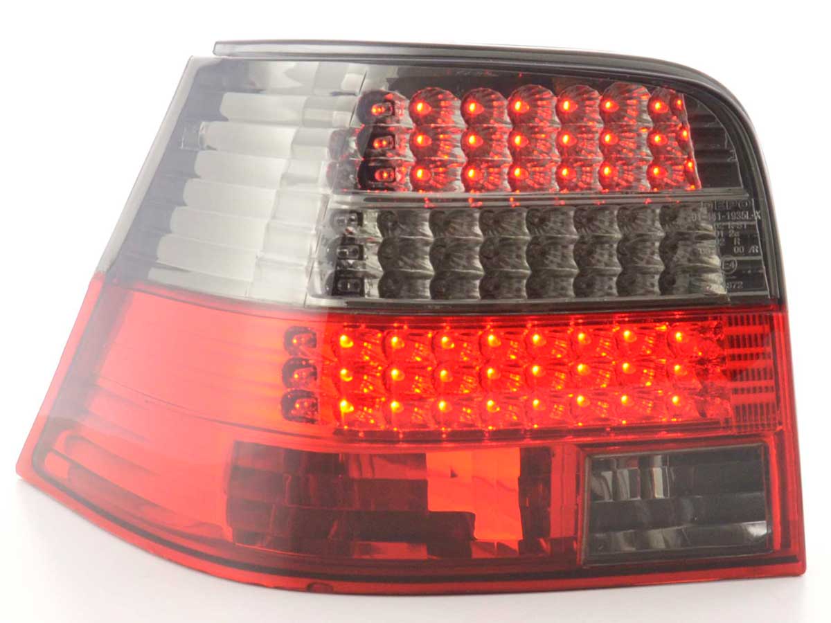LED Rückleuchten Golf 4 IV Schwarz / Rot
