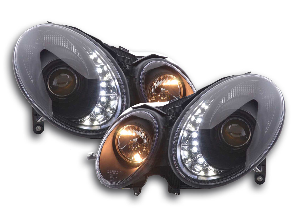 LED Scheinwerfer W211 E-Klasse Schwarz