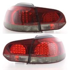 LED Rückleuchten Golf 6 VI Rot/Schwarz