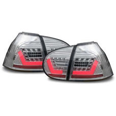 LED Rückleuchten LIGHTBAR VW Golf 5 V Chrom