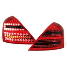 LED Rückleuchten W221 Rot / Smoke