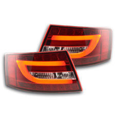 LED Rückleuchten Audi A6 4F C6 Limo Rot