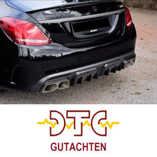 Heckdiffusor BB Carbon mit DTC CH-Gutachten Mercedes W205 C63 C63S S205 AMG
