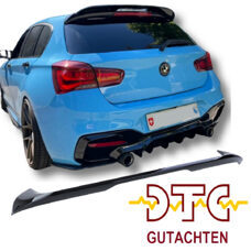 Dachspoiler P-Typ MIT DTC CH-Gutachten Schwarz Glanz Performance BMW 1er F20 F21 LCI Heckspoiler