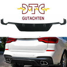 Diffusor D-Type mit DTC CH-Gutachten Schwarz Glanz BMW X3 G01 Heckdiffuser Spoiler