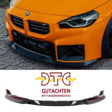 Frontspoiler R-Typ Carbon BMW M2 G87 Frontlippe mit DTC CH-Gutachten Fussgängerschutz