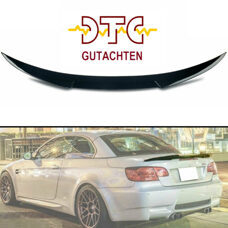 Heckspoiler M4 Style mit DTC CH-Gutachten Schwarz Glanz BMW E93 3er Cabrio M3