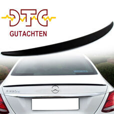 Heckspoiler AMG Schwarz Glanz Lackiert mit DTC CH-Gutachten Mercedes E-Klasse W213 ab 2016 Hecklippe