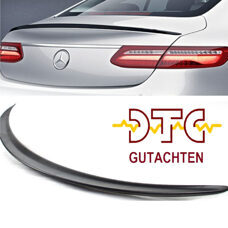 Heckspoiler AMG Schwarz Glanz Mercedes MIT DTC CH-Gutachten E-Klasse Coupe C238 W238 E43 E53 Hecklippe