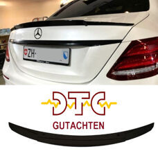 Heckspoiler BB Look Schwarz Glanz mit DTC CH-Gutachten Mercedes E-Klasse W213 E63 E63s E53 AMG Lippe