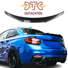 Heckspoiler V-Type Carbon Look BMW F22 Coupe F87 M2 Hecklippe + DTC Homologation