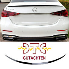 Heckspoiler AMG Look DTC CH-Gutachten Schwarz Glanz Mercedes C-Klasse W206 Hecklippe