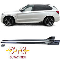 Schweller C-Typ Schwarz Glanz Seitenschweller BMW X5 F15 M-Paket + DTC CH-Gutachten