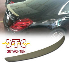 Heckspoiler AMG Look Lackiert mit DTC CH-Gutachten Schwarz Glanz Mercedes S-Klasse W222