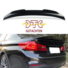 Heckspoiler PSM-Typ CH-Gutachten Schwarz Glanz Lackiert BMW 5er G30 M5 F90 Hecklippe